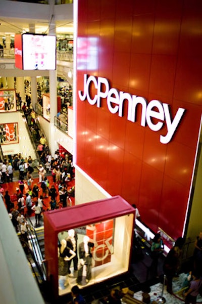 Although the company was unable to estimate the number of consumers that hit the store and watched the events, J.C. Penney confirmed good opening-day sales.