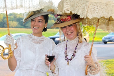 This is how women dressed for summer 100 years ago. Today, they wear borrowed clothes and promote their designer friends/lenders/discounters/gifters with program credits. Progress? You decide.