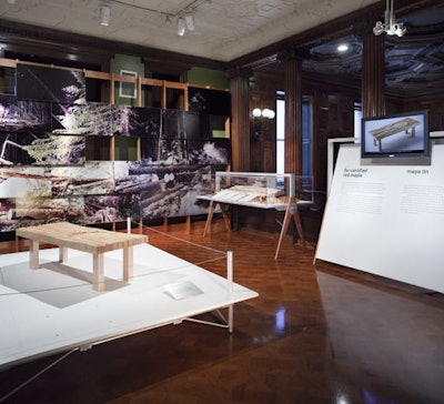 Installations in the 'Design for a Living World'galleries