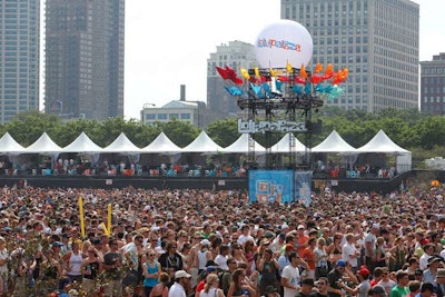 Classic Party Rentals provided all rentals for the festival and supplied the tents for V.I.P. cabanas that overlooked Grant Park from Columbus Drive.