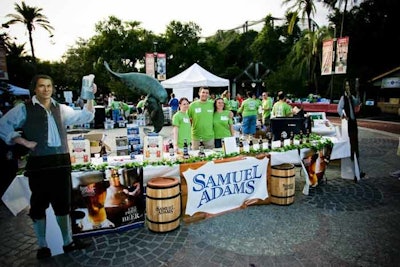 Samuel Adams gave guests a taste test to choose their favorite new beer.