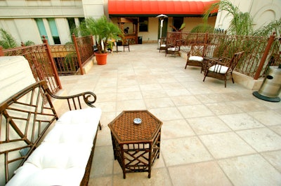 Marbella has a 4,000-square-foot patio.