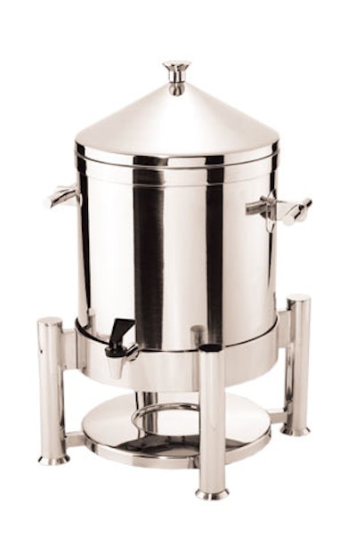 Portofino coffee urn, $50, from Broadway Party Rentals in New York