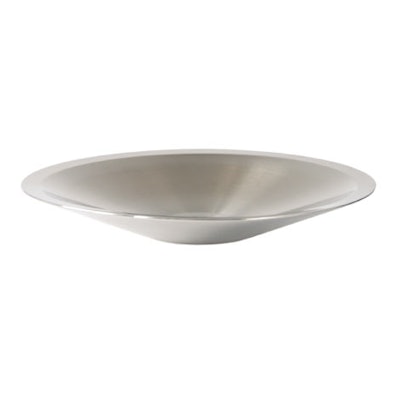 Chrome insulated cone platter, from $14.50, available nationwide from Hall's Rental in Chicago