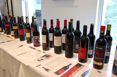 Guests could sample a selection of reds, whites, and sparkling wines at the tasting event.