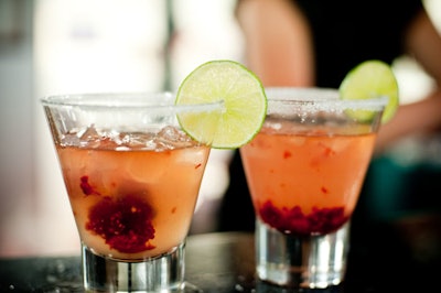 Bartenders offered cocktails made with Glenfiddich Single Malt Scotch Whisky.