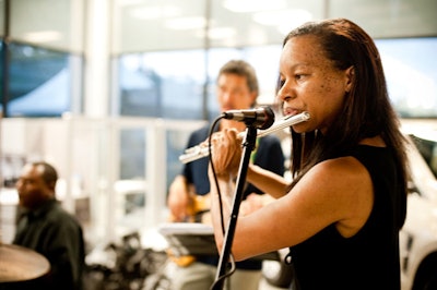 Belinda Brady and her band performed during the cocktail reception.