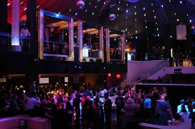 Nearly all of the 425 registered conference attendees went to the party at LIV.