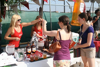 The New York Spirits Awards sponsored the party's 'Ultimate Summer Cocktail Competition,' with 15 signature drinks available at party.