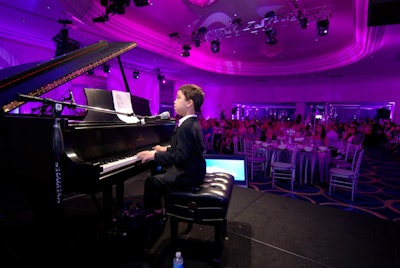 Piano prodigy Ethan Bortnick performed his mix of music, jokes, and commentary.