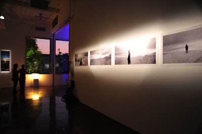 Brent Bolthouse's personal photography was on exhibit at Milk Studios.