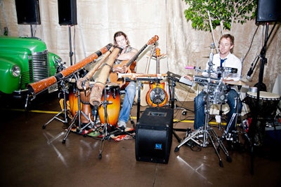 A musical performance by Matt James and Matt Aitchison included the sounds of the didgeridoo.