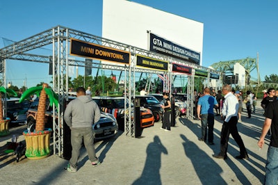 Five Greater Toronto Area Mini dealerships competed in a design challenge, with guests choosing their favourite custom car.