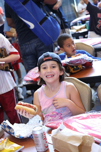 Smithfield provided a hot dog lunch after the clinic.