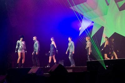 Fashion show producer Mike Gansmoe sourced laser-like lighting at the LDI trade show in Las Vegas last November.