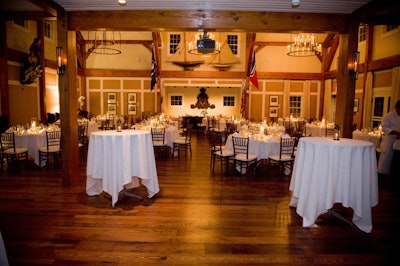 The dinner took place in the Yacht Club's Great Room.