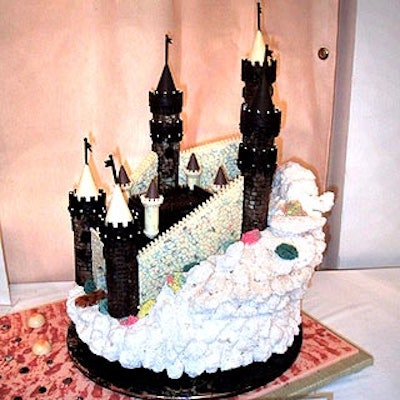 A chocolate creation by students from the New York City Technical College was also on display at the show.