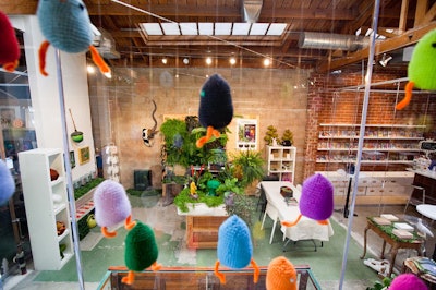 Royal/T's 'Forbidden Forest' pop-up takes over a 385-square-foot space within the 10,000-square-foot venue through September 5.