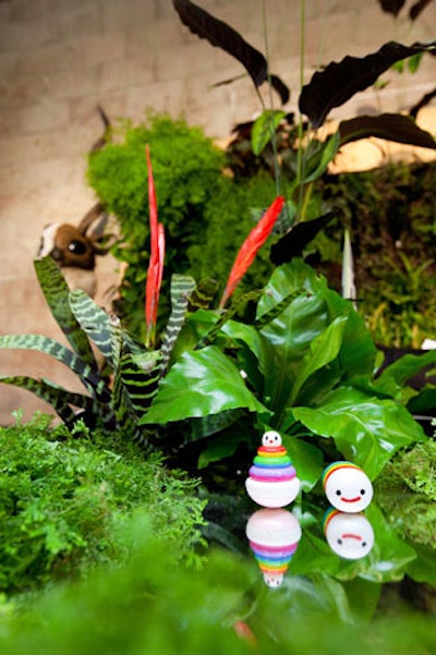 Workshops focus on eco-friendly messages, like crafting with recycled materials and terrarium making.