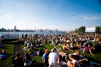 The new location came with the bonus of one the neighborhood's most dramatic backdrops.