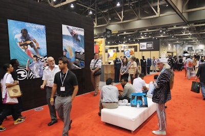 A crowd of mostly established buyers—with fewer new attendees than usual—walked the show floor.