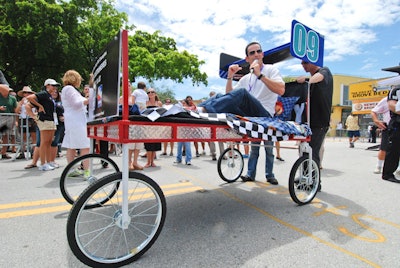 Homestead-Miami Speedway secured race car driver and Miami native Helio Castroneves as grand marshal as part of the track's sponsorship package.