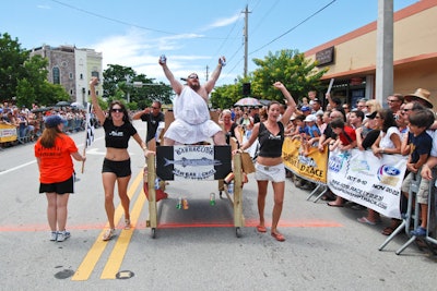 Local business like Barracuda Bar and Grill participated in the race.