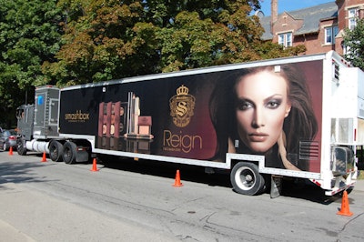 The Smashbox Beauty Mobile—which will be parked on Charles Street West, at the Shops at Don Mills, and at the intersection of King and Peter streets—is offering free makeup touch-ups to the public throughout the festival.