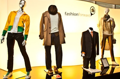 Local boutiques styled the 10 mannequins stationed throughout the venue.