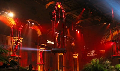 Sean 'Diddy' Combs's party after the 2002 VMAs took over Cipriani 42nd Street in New York with vamped-up entertainment, including nearly naked female dancers suspended from the ceiling.