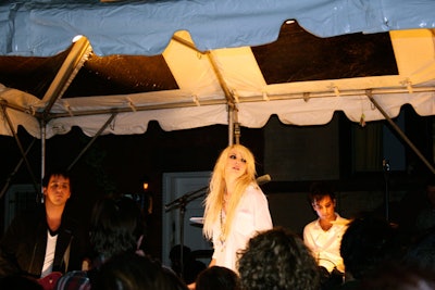 While sister publication Vogue had editors out and about at various locations, Teen Vogue threw a block-long street fair (produced by Obo) with an outdoor fashion show and a performance by Gossip Girl star Taylor Momsen.
