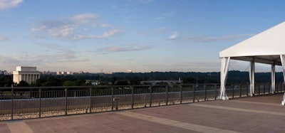 Opening in February, the sixth floor rooftop terrace offers sweeping views of the National Mall.