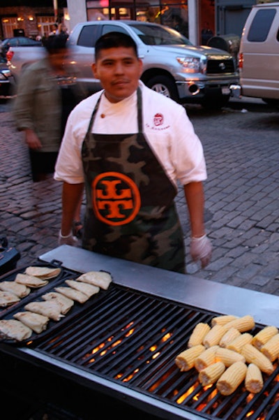 Tory Burch, who hosted one of the few outdoor parties of the night, served up barbecued dishes from La Esquina.