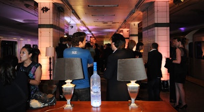 Grey Goose and the Soho House partnered to create a pop-up club at the T.T.C.'s Lower Bay station for the Harry Brown after-party.