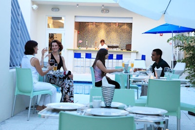 The Beach Market Bistro's bar can be used as a DJ booth or for food service at events.