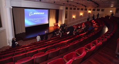 Guests moved into the William G. McGowan Theatre at 7:30 for a short award ceremony and film celebrating honoree and author Annette Gordon-Reed's achievements.