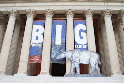 Rarely used as an event venue, the National Archives opens its portico but once a year for the annual gala.