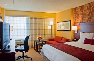 All rooms have a 32-inch flat-screen TV, iPod docking station, and free WiFi.