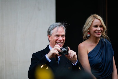 Tommy Hilfiger attended the event with his wife Dee.