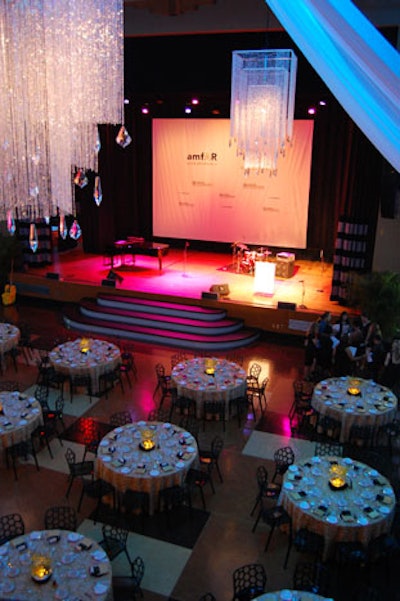Four hundred guests in the Carlu's concert hall dined on a meal prepared by Jamie Kennedy.