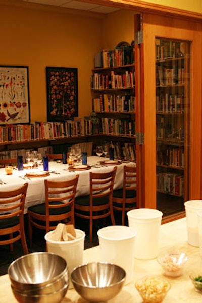 In Rick Bayless's Frontera Grill, the private Library Room seats 12.