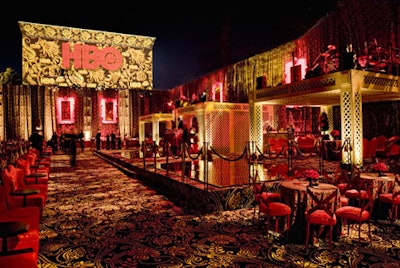 HBO's Poiret-inspired Emmy after-party