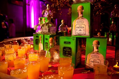Patron Silver, one of the party's sponsors, provided an open bar and signature cocktails.