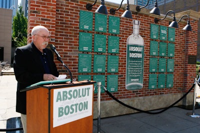 Eddie Doyle, the famous local bartender and real-life inspiration for Cheers character Sam Mallone, was there to kick-off the new flavor.