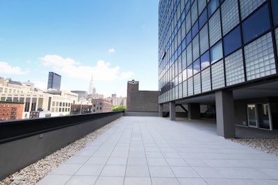 Up on the fifth floor is Murphy and Dine's 5,000-square-foot rooftop terrace.