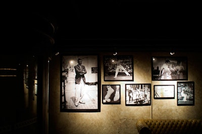 The private Fred Perry room is available for events and holds as many as 50 guests.