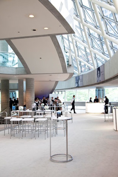 About 350 patrons attended a pre-concert reception held in the lobby at Roy Thomson Hall.