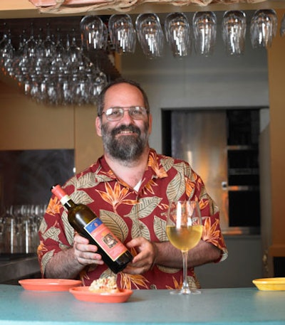 Dino owner Dean Gold leads private wine classes.