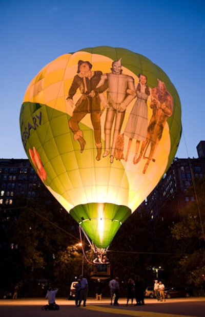 Launched in Kansas in May, the campaign's hot air balloon toured Los Angeles, Las Vegas, San Diego, and Chicago before stopping in New York for the gala.