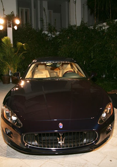 The Collection parked six luxury cars outside the main entrance to the hotel.